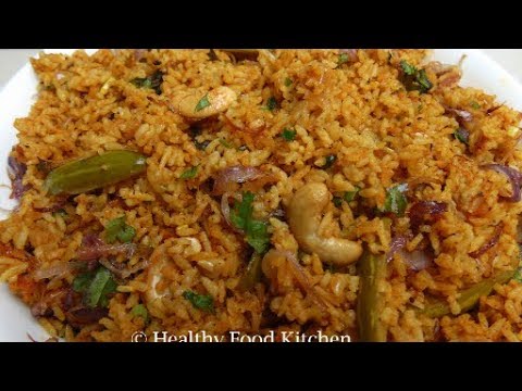 Variety Rice Recipes in Tamil- Variety Biryani Recipe-Lunch Box Recipes- Kovakkai Biryani Recipe