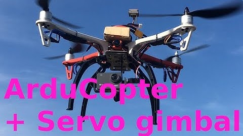 ArduCopter + Servo gimbal + AKASO v50x