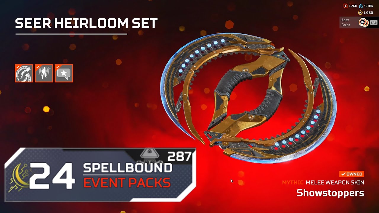 Unlocking All 24 Spellbound Event Items Apex Legends Youtube 