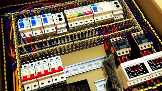 Industrial electrical panel wiring training with all details