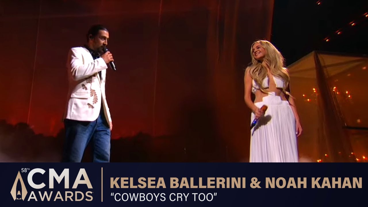 Kelsea Ballerini and Noah Kahan “Cowboys Cry Too” Live at CMA