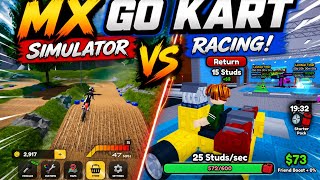 MX Simulator vs Roblox Go Kart Racing | Ultimate Racing Showdown! screenshot 4
