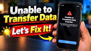 "Unable to Complete Data Transfer" Error | Let's Fix It!