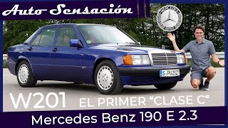 Prueba Mercedes Benz 190 E 2.3 1992 (w201). El primer "clase C" de la historia.