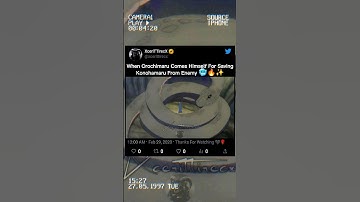 When Orochimaru Comes Himself For Saving Konohamaru From Enemy 🥶🔥✨ || #shorts #anime #boruto