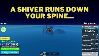 What does "a shiver runs down your spine" Mean in Blox Fruits | Second Sea