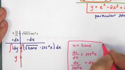 AP Calculus AB Solving Differential Equations Video