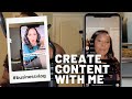 Business Vlog | Create Content With Me!