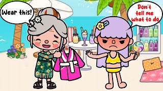 Mom Doesn't Let Me To Be Free 👘🚫👙✅ Sad Story | Toca Life Story | Toca Life World | Toca Boca