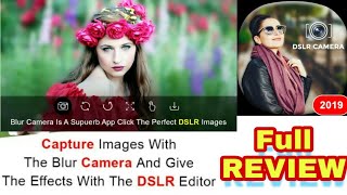 App Review Of Auto Blur Camera - Capture Photo with blur background & dslr background screenshot 1