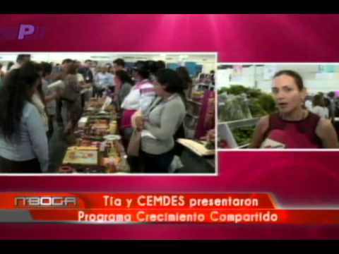 Tía y CEMDES presentaron programa crecimiento compartido
