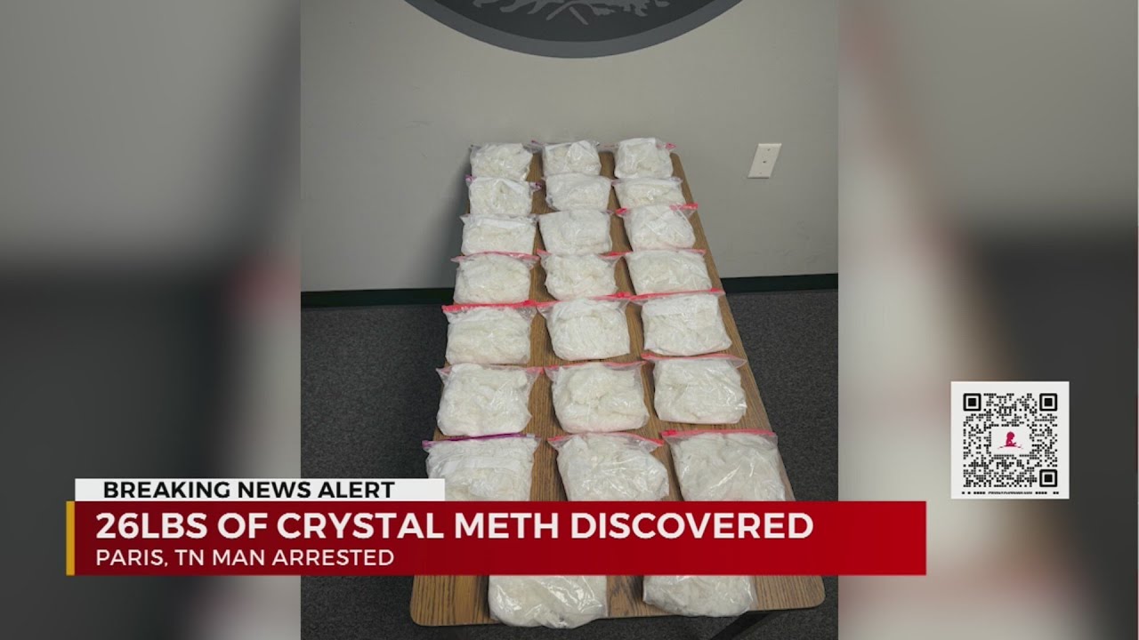 26 pounds of meth seized in Kentucky - YouTube