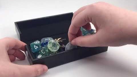 Role 4 Initiative Faux Leather Dice Box and Rolling Tray