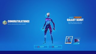 How I Unlocked The GALAXY Scout Skin (How Many Points Do You Need In The Galaxy Cup For The Skin?)