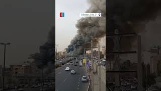 A Large fire broke out in on Tuesday at a local market in western Tehran.