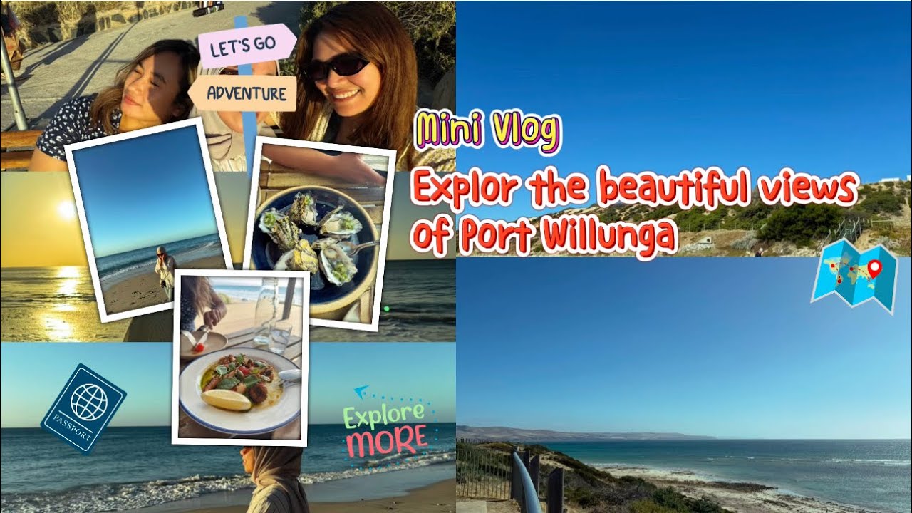 MINI VLOG PERTAMA AKUU | Jalan jalan ke Port Willunga Beach