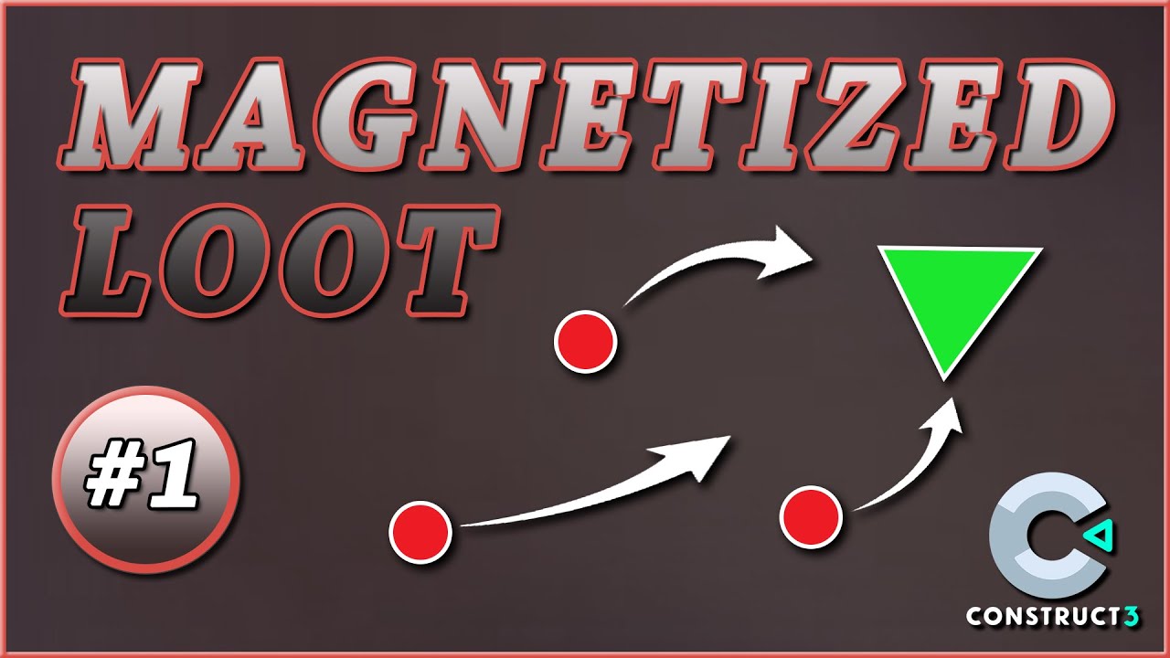 Construct 3 Tutorial #1 - Magnetized Loot - YouTube