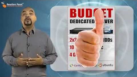 Budget Dedicated Hosting Server from ResellersPanel