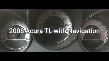 Acura - TL - 2008 - Navigation: Gauge Cluster Startup Sequence