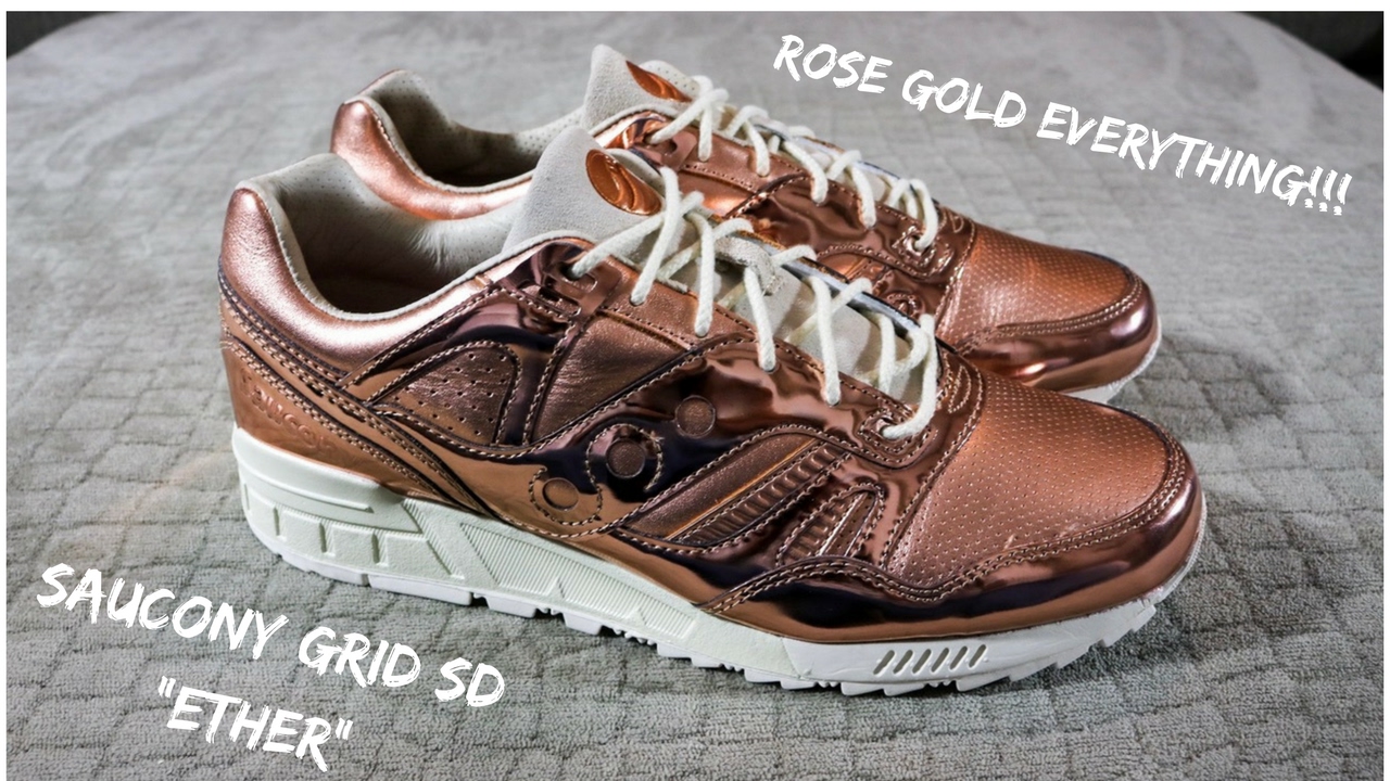 saucony grid sd rose gold