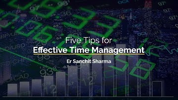 Struggling with time management? These 5 tips can help you become more productive and efficient.