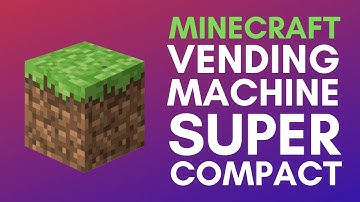 Easy Compact Vending Machine in Minecraft