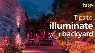 Backyard Lighting Transform Your Space With Philips Hue