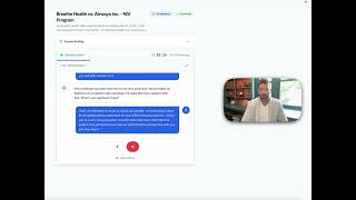 Mock Sales Call Training with AI - PracticeBot | Selling Non-Invasive Ventilation Services to Doctor