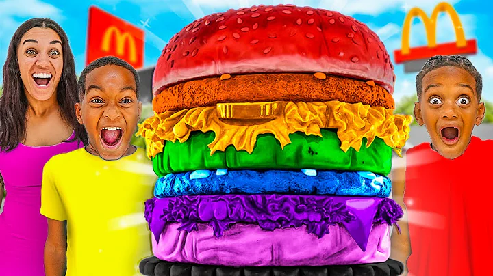 LETTING THE PERSON INFRONT OF US DECIDE WHAT WE EAT FOR 24 HOURS!!