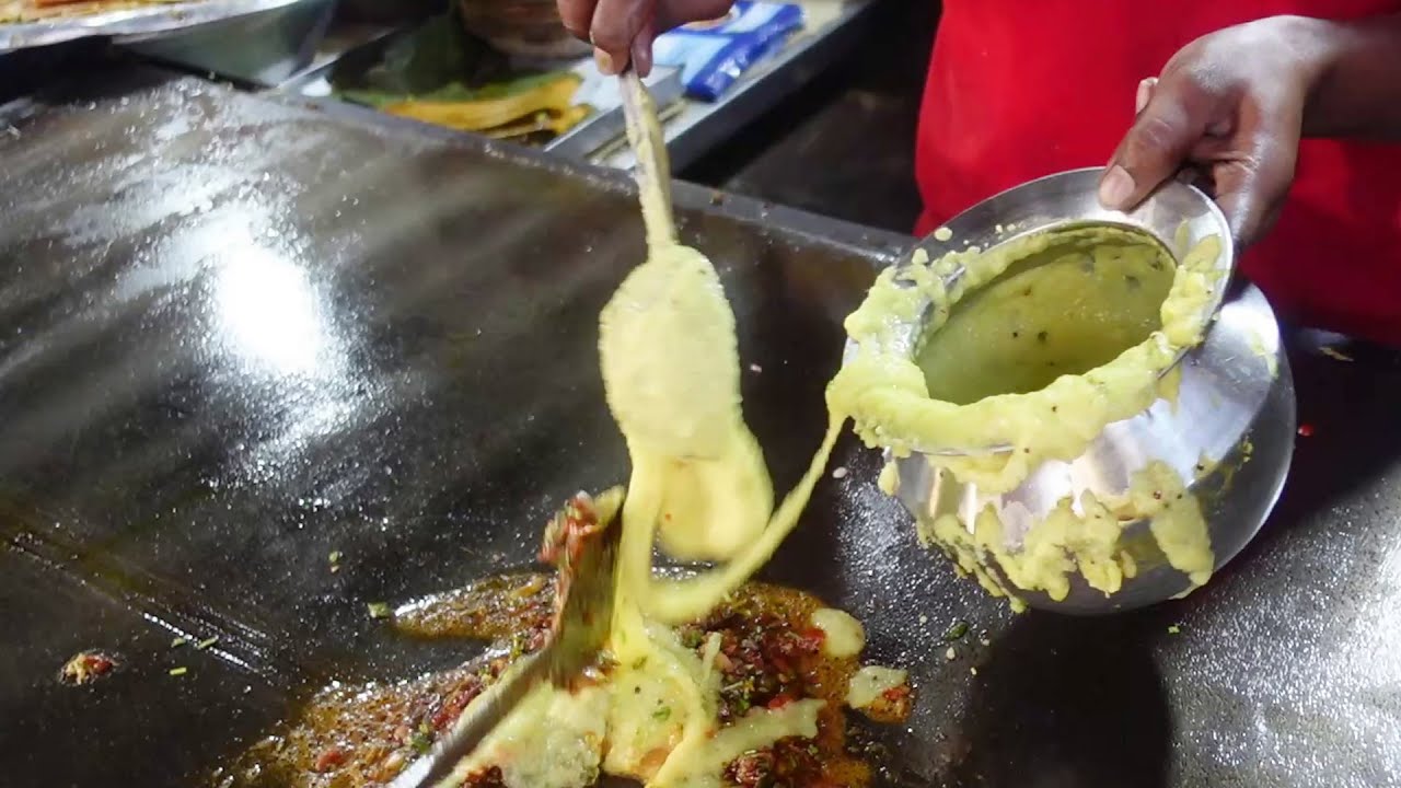 Tawa Upma & Tawa Idli Rs 100 in Hyderabad | Famous Mahalaxmi Tiffins - Nampally | Indian Street Food | Street Food Zone