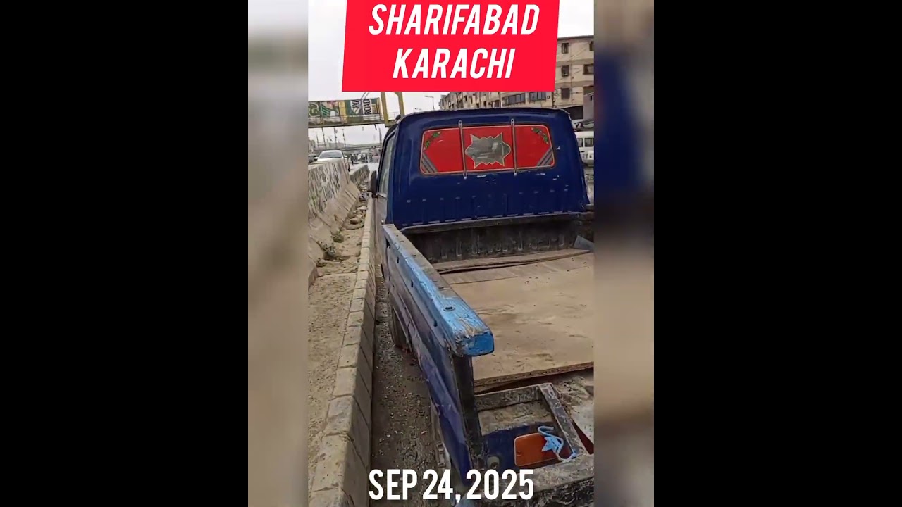 Infrastructure Failure: New Sewerage Line Damaged on Sharifabad Road. 