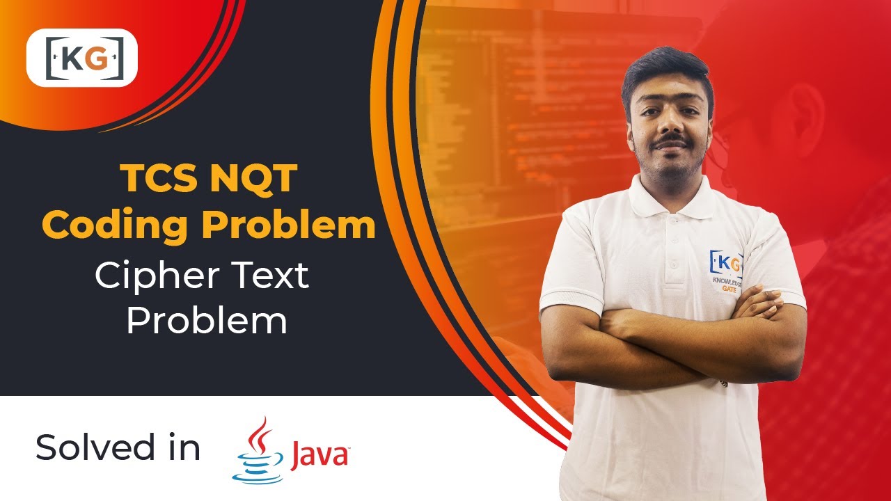 Cipher Text Problem | Asked in TCS NQT 2020 | JAVA Solution - YouTube