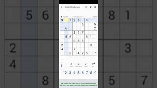 07 APRIL 2021 - SUDOKU DAILY CHALLENGE screenshot 5