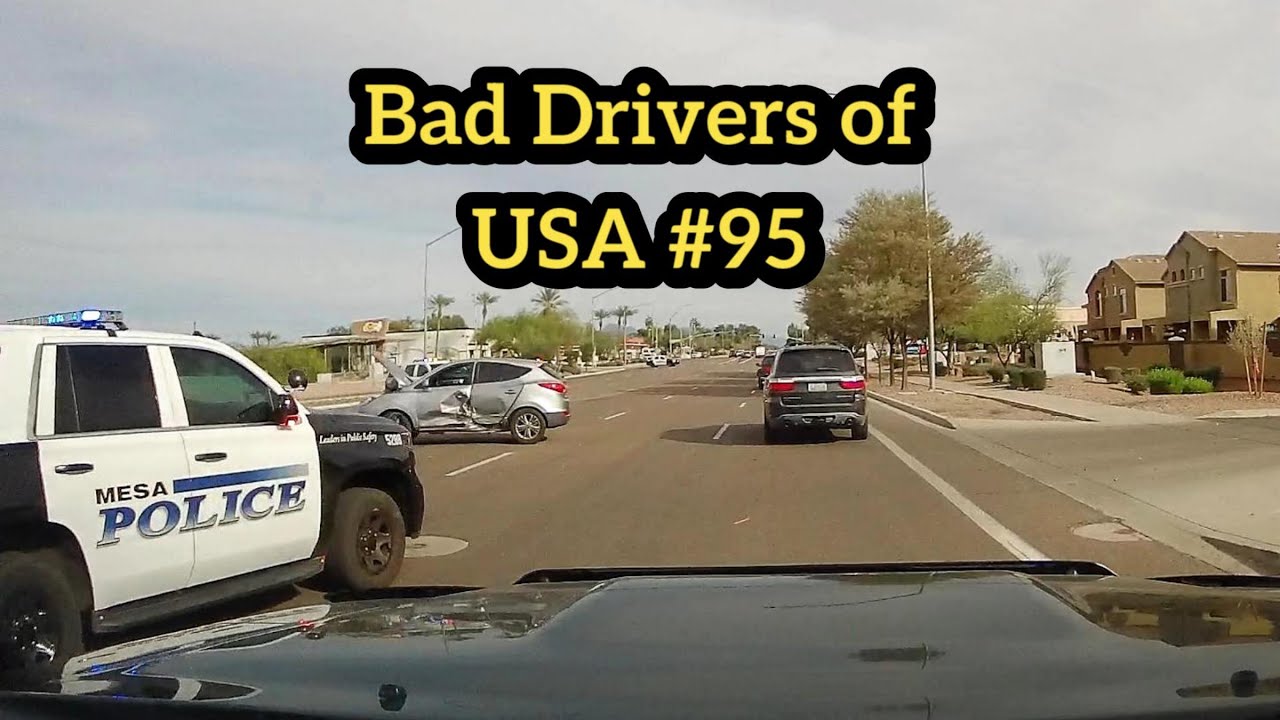 Плохие водители США #95 - Давайте раздавим несколько машин