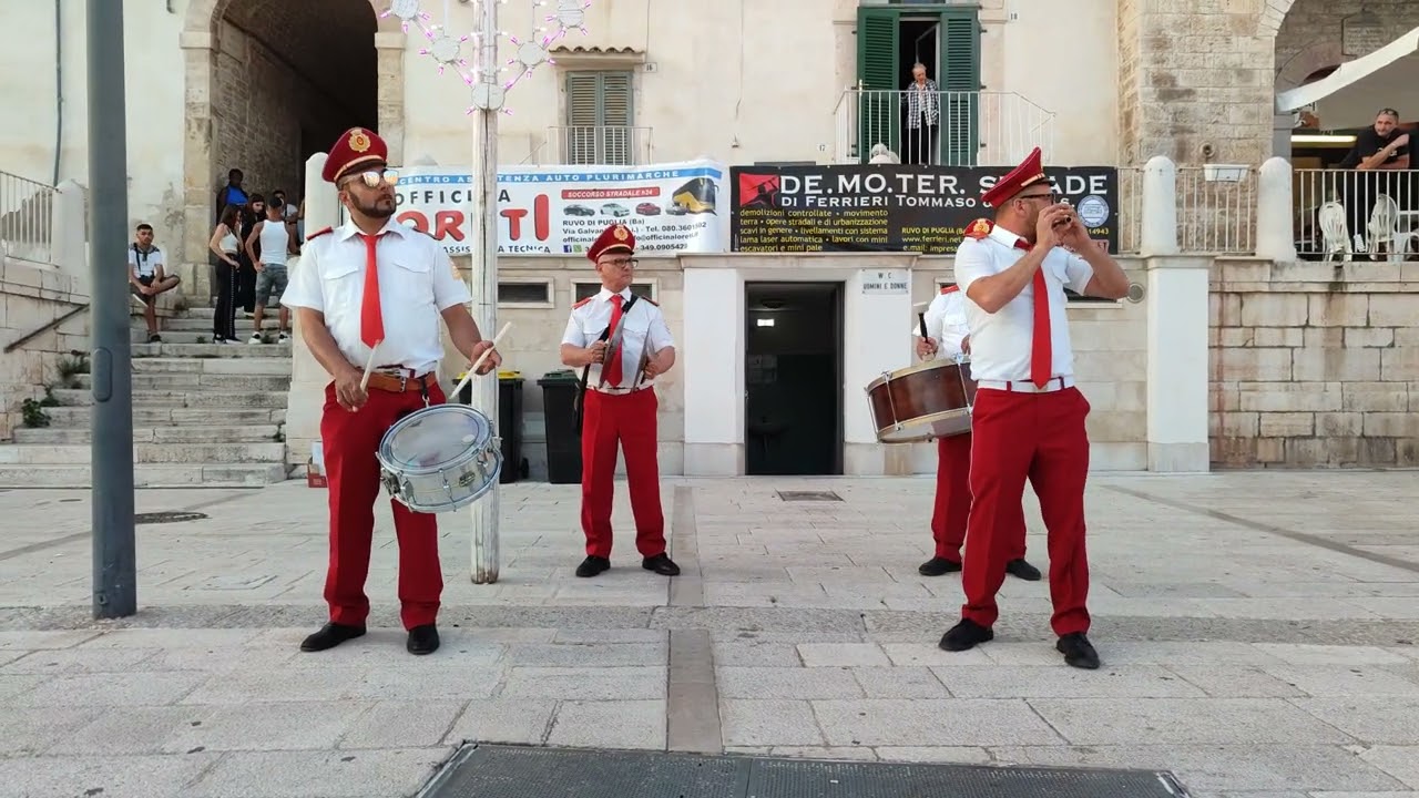 Marcia Caggiano bassa banda Armonia Molfettese 19/6/23 Ruvo di Puglia Festa del Sacro Cuore di Gesù