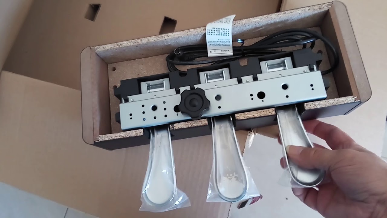 Kawai ES 8 unboxing f301b triple pedal unit YouTube