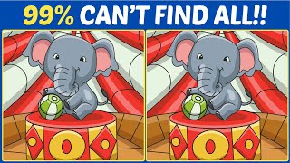 【Spot the Difference】🌈 Enhance Concentration in a 10-Minute Brain Workout!【Find the Difference】