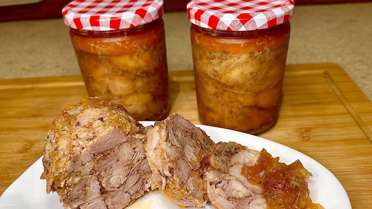 DOMOWA KONSERWA W SŁOIKU Kurczak w galarecie /Spróbujemy