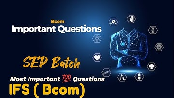Pass Indian Financial System Easily | Important Questions Explained Bcom BBA 