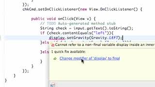 Information Android Application Development Tutorial   29   Set Gravity within Java News