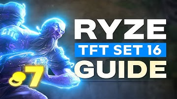 Ultimate RYZE Guide in Set 16 Teamfight Tactics | Regions, Items, Augments & More!