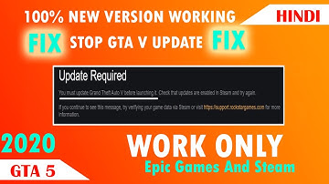 Fixed Stop GTA5 Update | Script Hook V Updated ? | Critical Error | EpicGames | Steam | V 1.0.2060.0