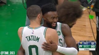 Boston Celtics Last Minute of R1G2 vs Indiana Pacers UNCUT (04/17/2019)