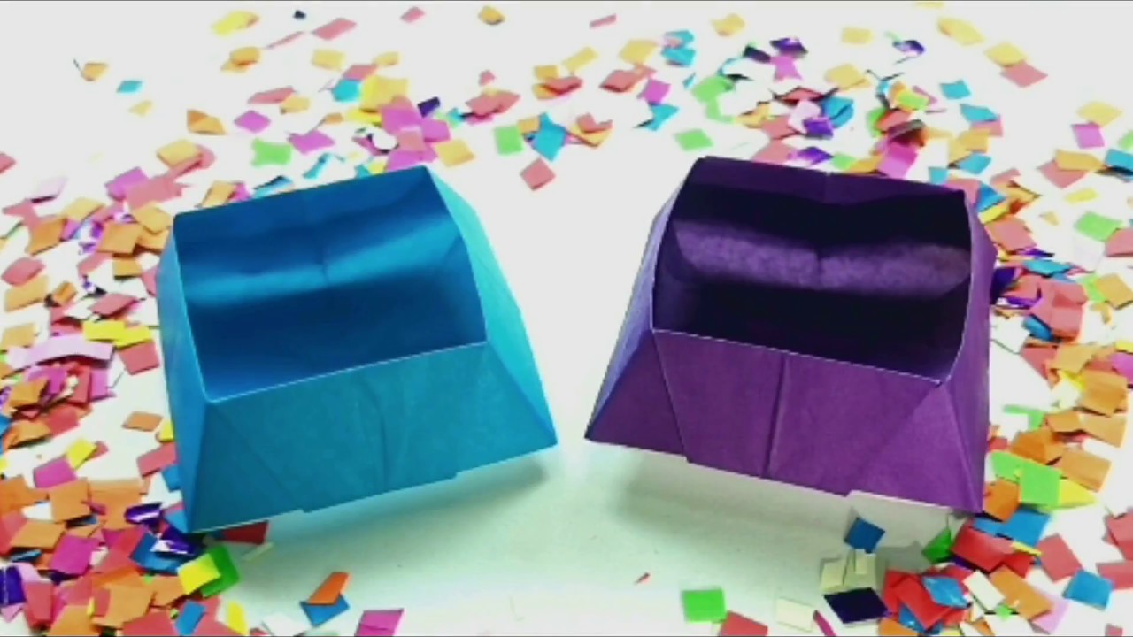  Cara Membuat Origami Kotak  Gula Gula YouTube