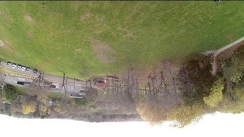 Martian II 220 Dshot FPV and power line strike (raw video)