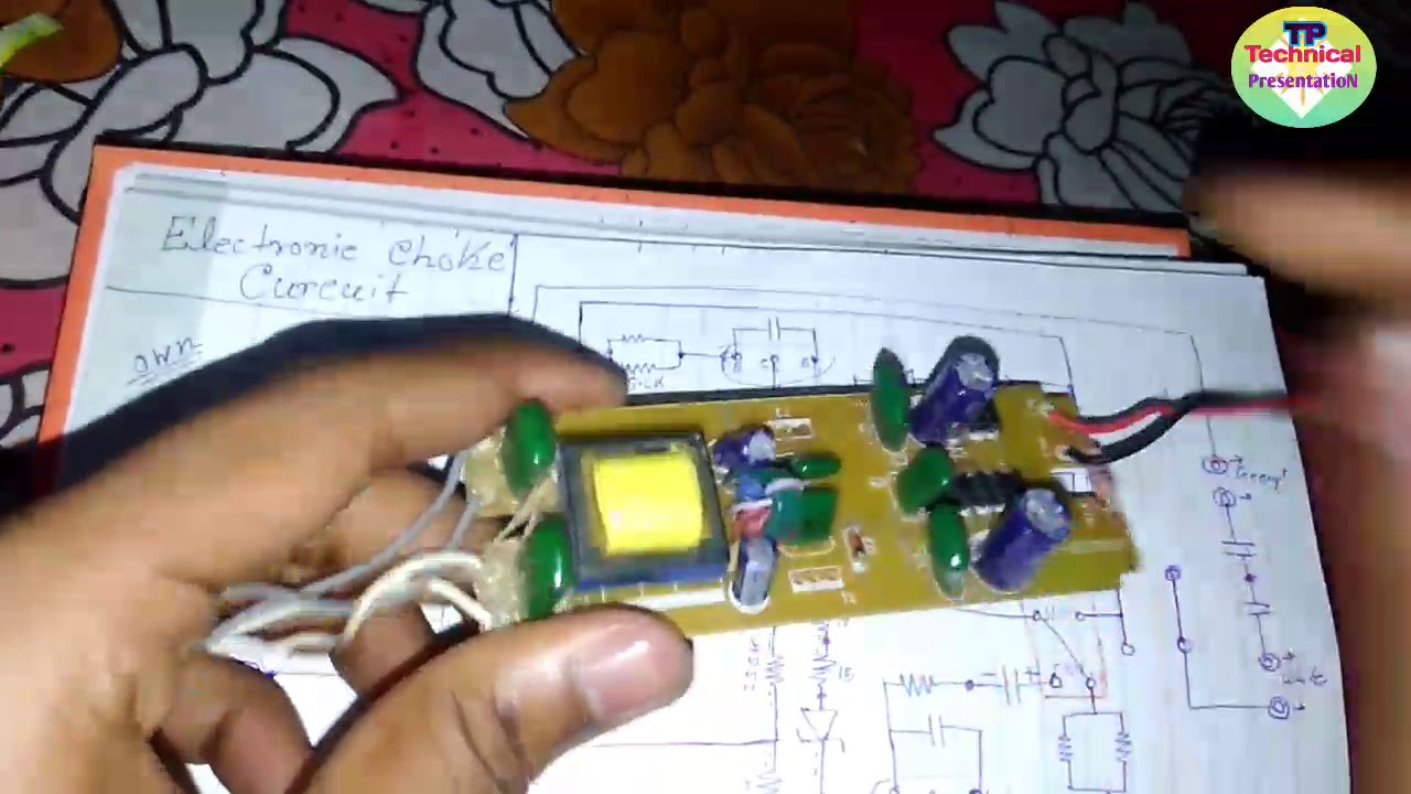 Electronic Choke Circuit Diagram | Simple | easy learn | Electronic