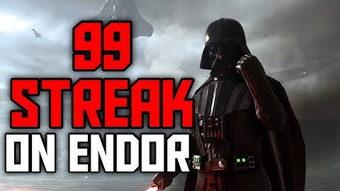 Star Wars Battlefront ll 99 Darth Vader Killstreak(Endor)