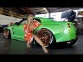 PORNSTAR Mareike Fox her new Pandem Rocket Bunny V2 Nissan GT R