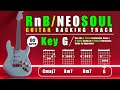 Rnb  neo soul guitar backing track in g  i  80 bpm