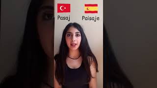 İspanyolca türkçe benzer kelimeler 🇪🇸🇹🇷 #türkçe #español #turkish #learning #cambly #learn #shorts Resimi